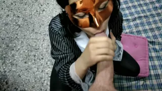 My cousin wants my cum in her mounth again