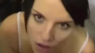 Girlfriend swallow cum in changing room