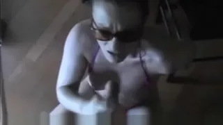 Randy Big Tits Slut Slurps Big Cock