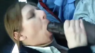 Horny amateur mature sucks her lover's cock