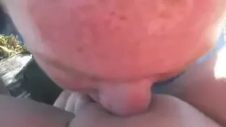 Milf Michelle and JR play outside..