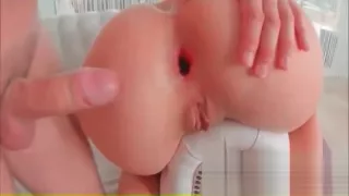 high definition  busty blonde teen love anal in doggy style