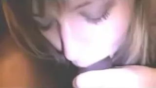 Kristinaslut aka CurvyKristina sucking Daddy's cock