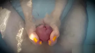 Hot wife gives husband a nice Footjob and POV Doggy until he fills her deep