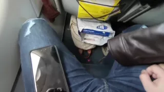 Real Blowjob on the Airplane - Lexi Aaane