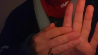 Deborah hand fetish erotic asmr with long nails and bitten nails