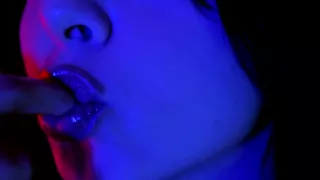 F.A.N. Spitplay and Rabbit Dildo Fuck