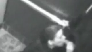 Security cam - blow job in an elevator