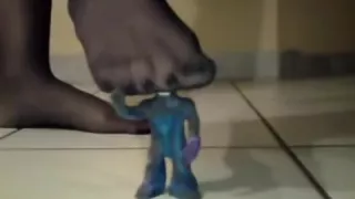 Amateur Nylon Clayman Crush Trampling