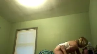 spying on slutty cougar Linda with sex date