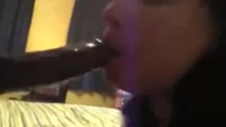 White Girl Salivating On BBC