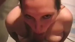 Cum on table in fully fashioned nylons