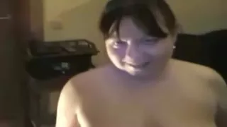 German BBW Fuck with a chair leg