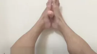 Pre-op ftm footjob in bathtub