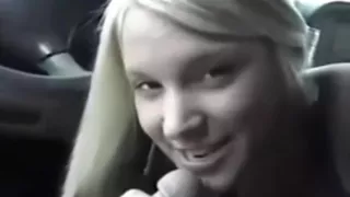 in car blowjob fun