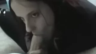 Woman Giving A Blowjob In the Parking Area