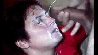 Amateur facial cumpilation