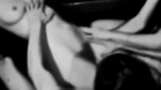 Brunette Swinging with Multiple Men (1960s Vintage)