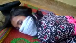 Indonesia OTM Gagged girl