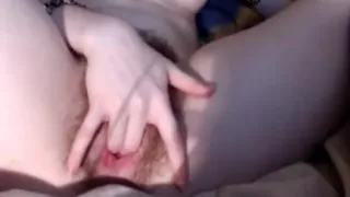 red fingers her hairy pussy pt.10closeup spread