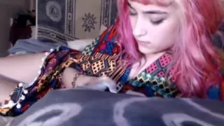 red shows pussy lips very closeup pt.14