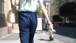 BootyCruise: Honey In Dark Blue Jiggle Pants