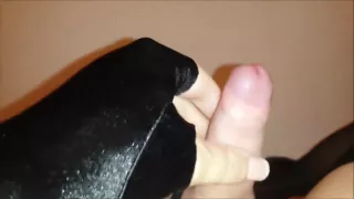 Anale Masturbation und Orgasmus - Nahaufnahme.