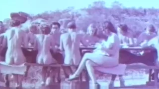 Outdoor Nudists Enjoying Naked Lifestyle (1950s Vintage)