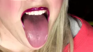 Cute girl Takes in a Load