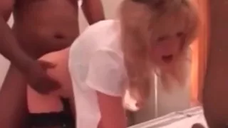 Cuckold Sissy Secret Getting off watching wife with BBC bull