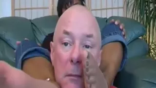 Black feet worship sniff