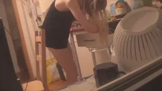 Voyeured-Cute young Woman at Home