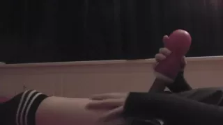 Femboy In Maid Outfit Cums In Toy