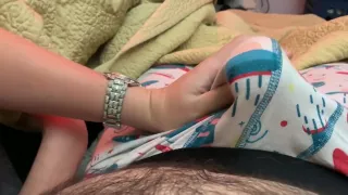 Blonde Babe Breakfast In Bed BLOWJOB!