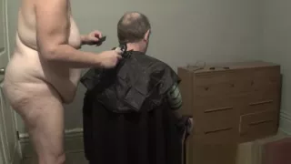 2016-09-02 s1A BBW fuckmeat gives Master a haircut BDSM Relationship Fun