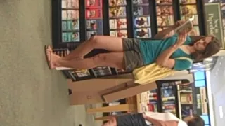 Candid Feet In Flip Flops Filmer Jerks Off off Cam