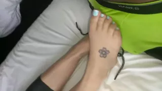 Ashley Soles Footjob Part 1