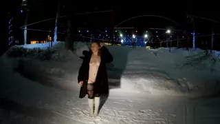 Winter motel mischief and public flashing dare