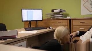 Beautiful future debtor services cock before getting fucked