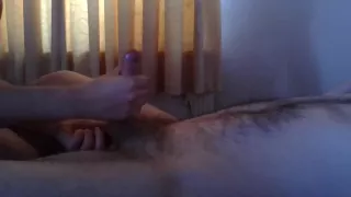 Triple cum handjob - multiple spurts