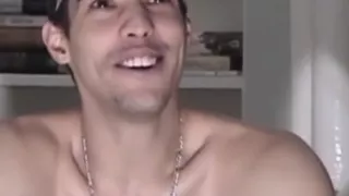 Gorgeous tough guy stuffs his fat cock into his sex doll