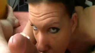 Cute amateur teen girlfriend blowjob with cum in mouth