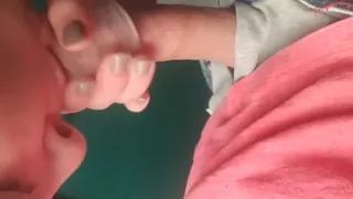 Public suck and swallow