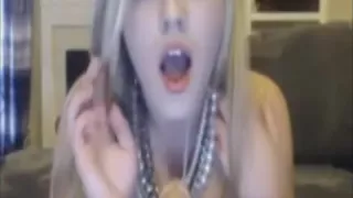 blond anal dildo and deepthroat