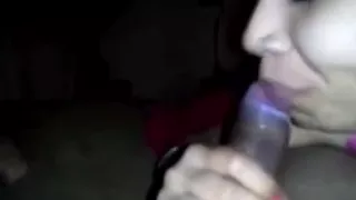 Ebony girlfriend sucks uncut BBC like a champ 69