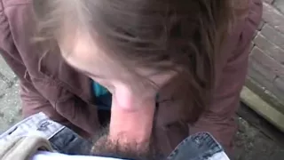 Outdoor suck and fuck