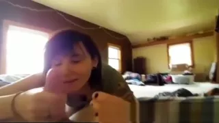 Tattoed girl sucks and fucks