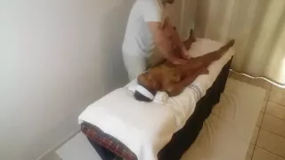 Tattooed Massage Therapist fingers Ebony MILF