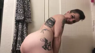 Sister Caught Smoking Strips for You while you Jack Off so you Don't Tell