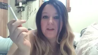 Topless smoking short joi